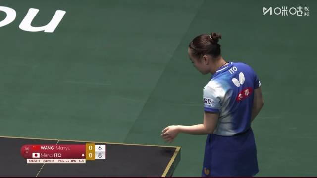 王曼昱击败伊藤美诚，中国4-0横扫日本