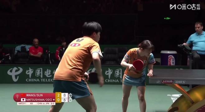 王楚钦孙颖莎混双六战全胜零封对手，邓亚萍盛赞配合丝滑