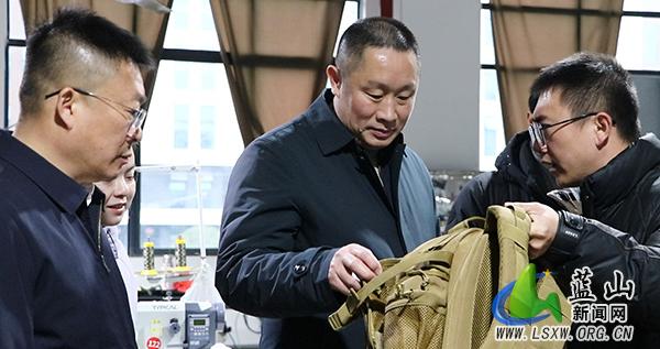 蓝山：张恒到工业园区调研经开区企业工作