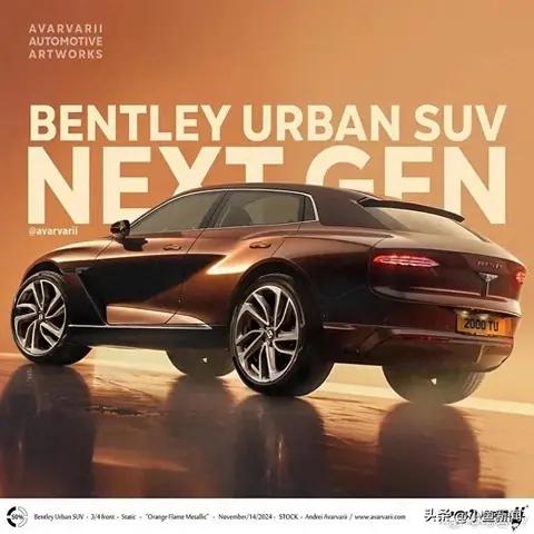 2026年发布！宾利首款纯电动SUV的预告图发布