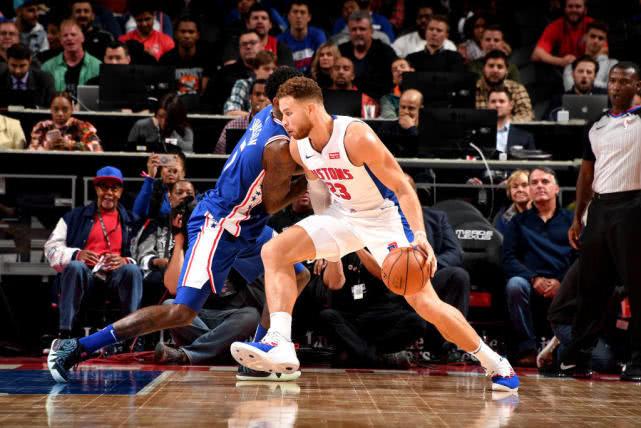 细数NBA活塞队格里芬职业生涯五大高分，汽车城起飞居首_黄蜂