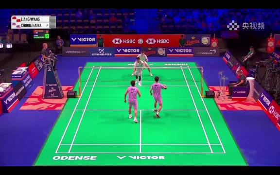 2025丹麦公开赛，1/16赛，梁伟铿/王昶vs钟鸿健/海卡尔