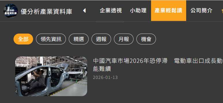 中歐電動車關稅談判露曙光 法人點名上汽、比亞迪、小鵬汽車最具受惠潛力 | 優分析UAnalyze - 理解市場．參與市場