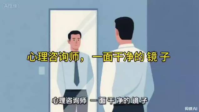 心理咨询师一面干净的镜子