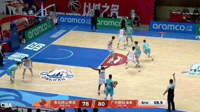 赵嘉义错失绝杀，青岛男篮主场负于广州男篮
