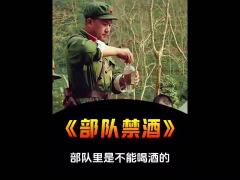 部队是不能喝酒的，就是过年那一天也不能喝