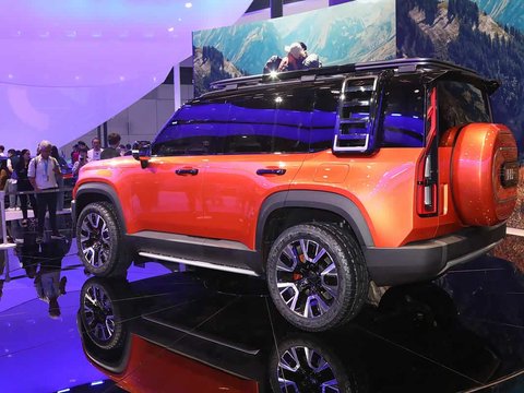 目前银河战舰仅有去年车展亮相过的概念车图