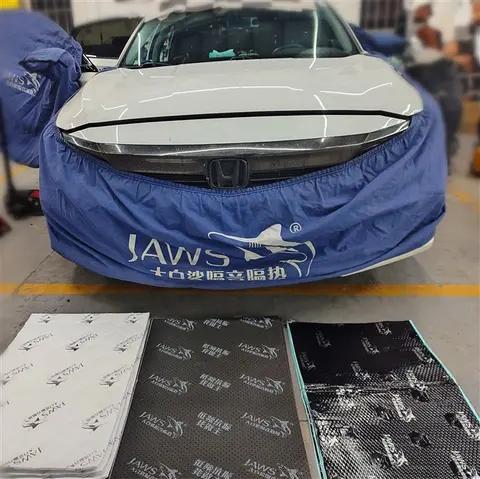 切断噪声！汕头本田雅阁汽车隔音升级大白鲨专业隔音方案