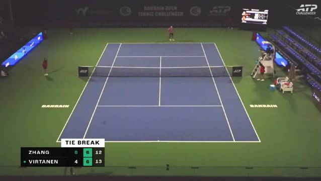 张之臻澳网次周憾负维尔塔宁，错失四赛点