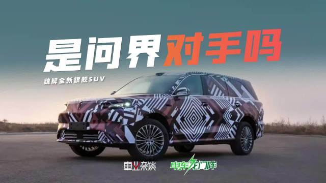 魏牌新旗舰谍照曝光，空间超越很多9系，目标问界M9？