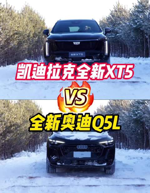 凯迪拉克全新XT5、全新奥迪Q5L多路况对比 四驱性能差异还是有的！