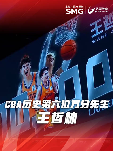 王哲林CBA总得分破万，成历史第六位万分先生
