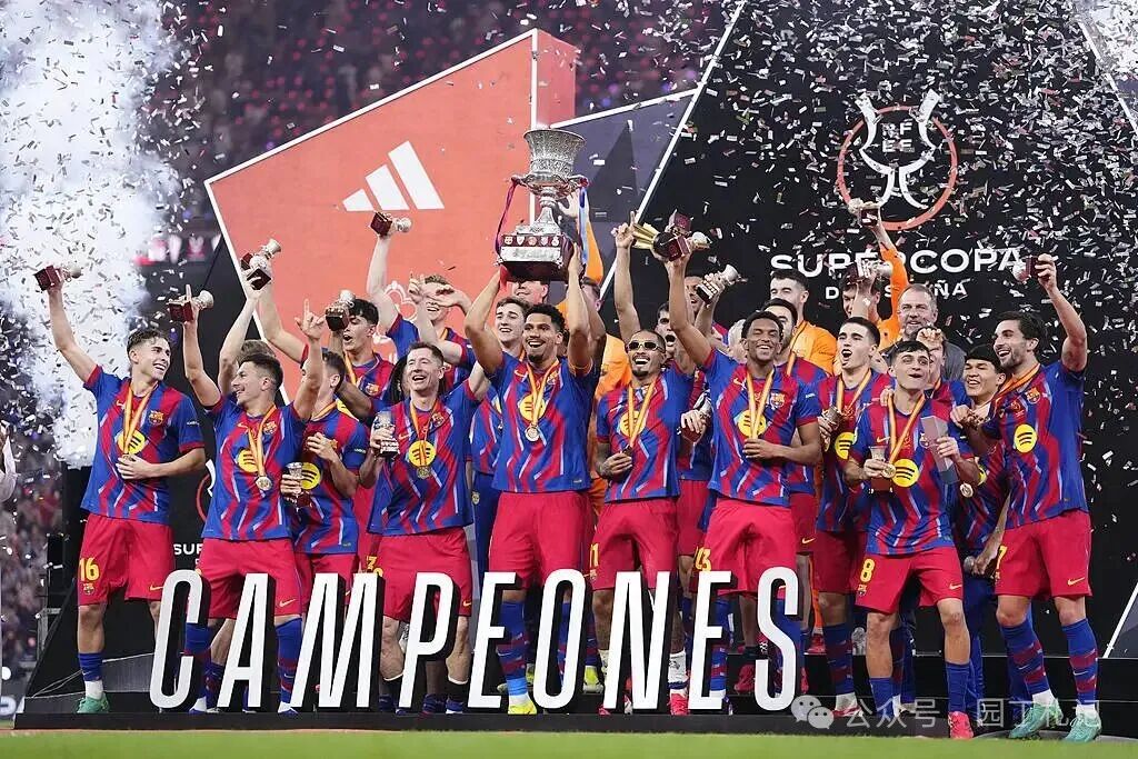 西超杯-拉菲尼亚双响维尼修斯一条龙 巴萨3-2皇马卫冕