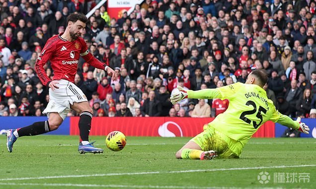 力压多古、姆伯莫，B费当选曼市德比一役曼联队内最佳|曼联|布鲁诺-费尔南德斯|懂球帝