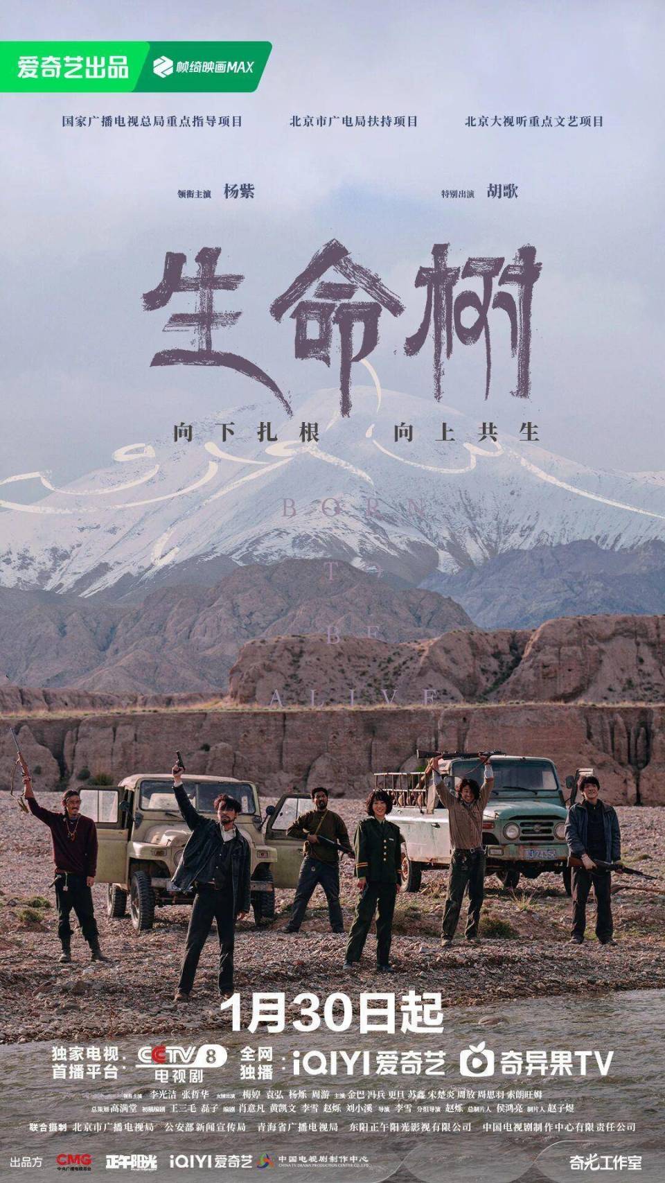 杨紫领衔《生命树》定档，聚焦无人区生态保护|定档|无人区|李光洁|杨烁|杨紫|梅婷|生命树|生态保护|袁弘