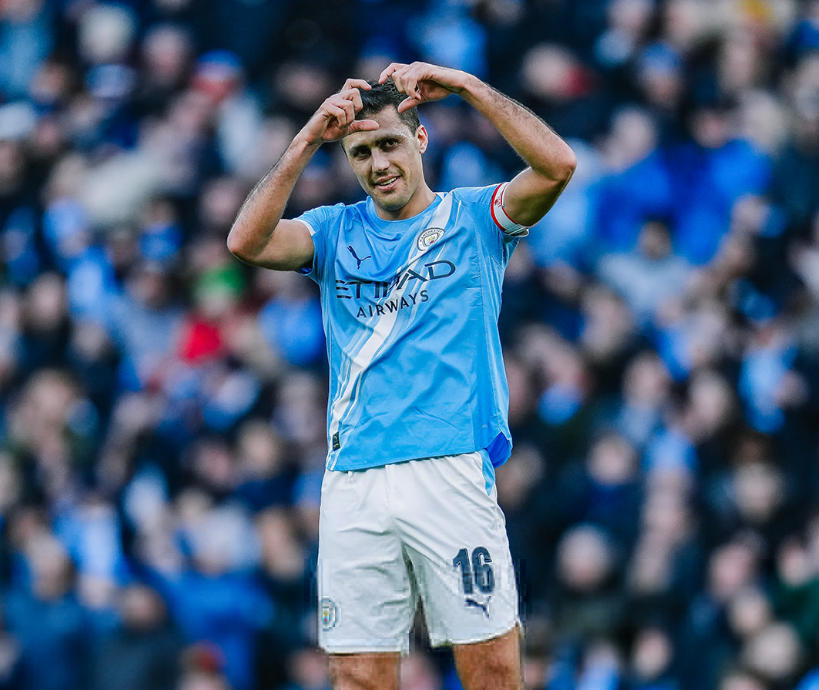 漫长的等待!罗德里时隔近一年半再次取得进球