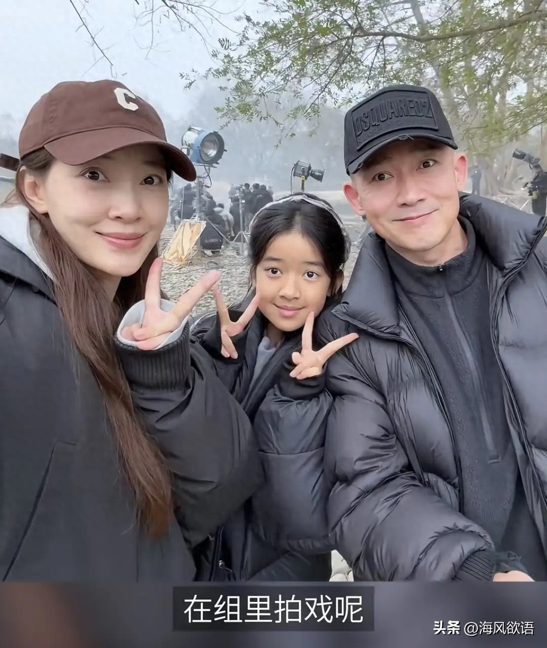 聂远11岁女儿聂子一蹲冷水里拍戏,7次淋雨不喊累,拼出4部作品