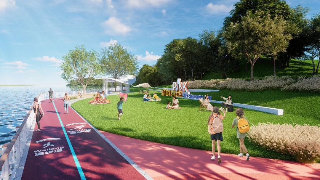 环南湖绿道慢行系统工程规划效果图