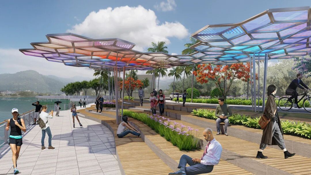 环南湖绿道慢行系统工程规划效果图