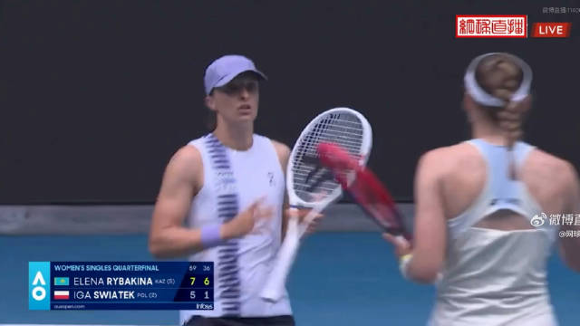 莱巴金娜霸气ace晋级澳网四强，斯瓦泰克全满贯梦碎