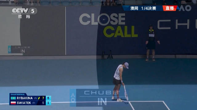 莱巴金娜压线球争议胜斯瓦泰克，后者澳网战绩一览
