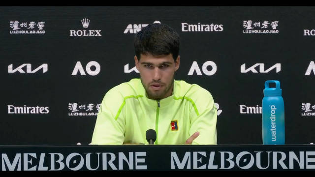 阿尔卡拉斯：他（兹维列夫）想赢我，必须全力以赴