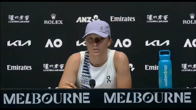 斯瓦泰克：我们似乎像动物一样被观赏