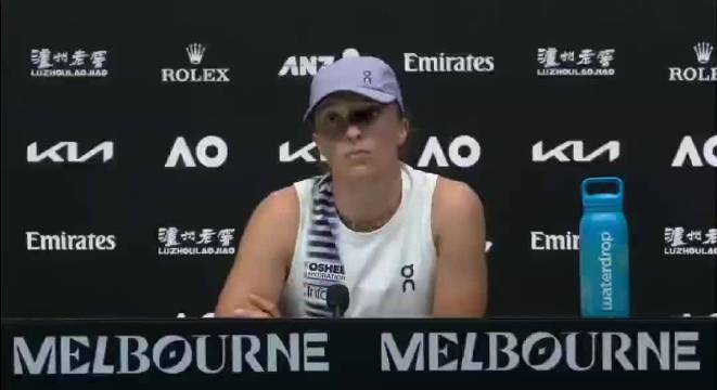 斯瓦泰克谈澳网“无处不在”的摄像头