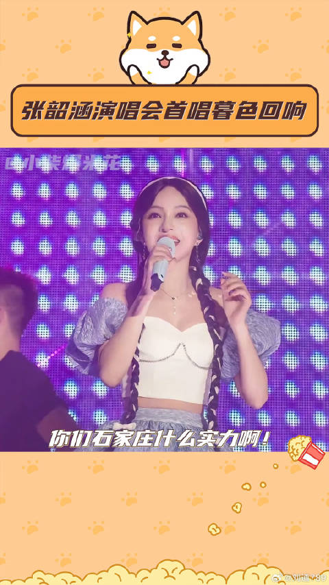 张韶涵石家庄演唱会 微博VC计划