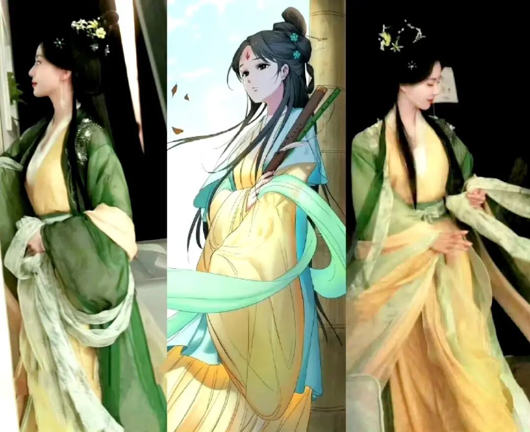 刘诗诗《狐妖小红娘竹业篇》路透,4位美女同框环肥燕瘦各有姿态