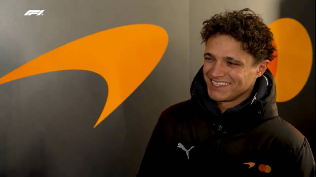 兰多首日测试新款迈凯伦，称世界冠军感觉不真实