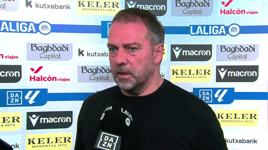 弗里克:拉菲尼亚现在走路都有些困难,希望他能在周三回归