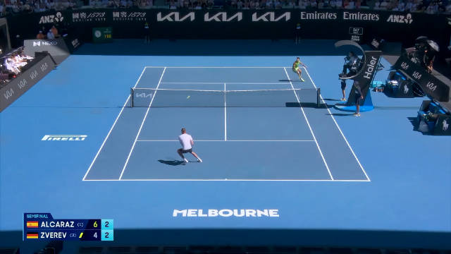 兹维列夫阿尔卡拉斯澳网对决上演极限攻防