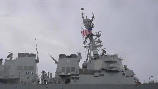 美国海军又一艘驱逐舰抵达中东