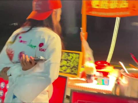 章若楠黑长直造型亮相纪梵希2026早春活动