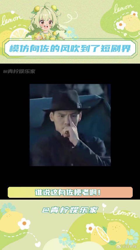 你们短剧界的精神状态果然超前开播短剧季有自己的向佐 微博VC计划