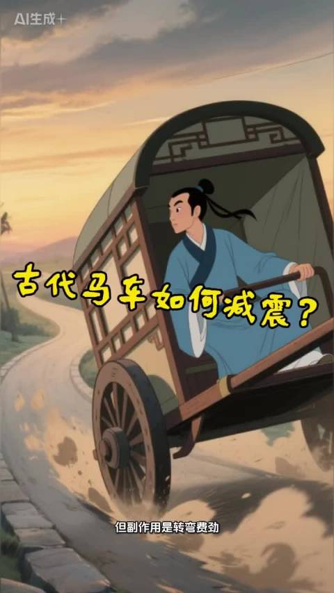 古代大佬的豪车，马车减震用到了哪些黑科技？视频为AI制作