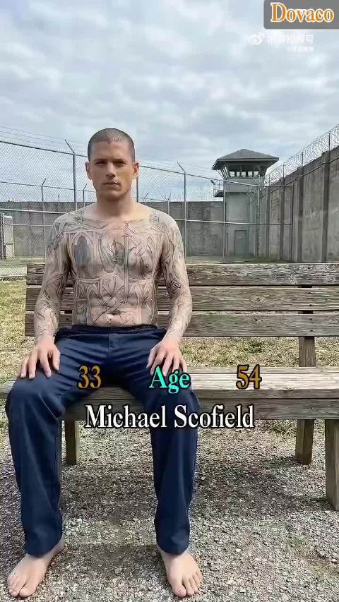 AI制作：经典美剧《越狱》演员今昔对比