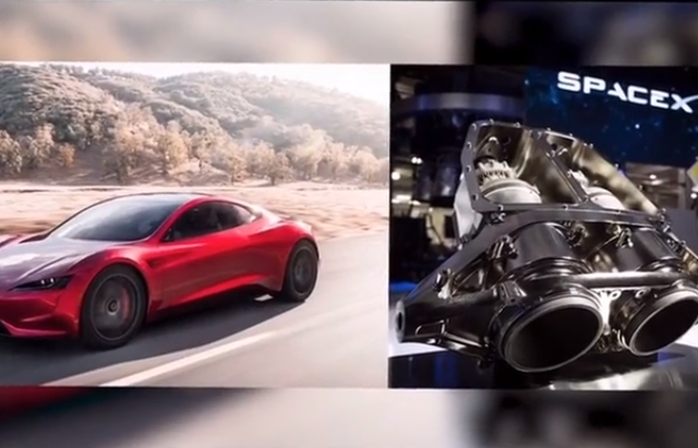 特斯拉Roadster 2敞篷实车亮相,配三电机,可选装“火箭推进器”