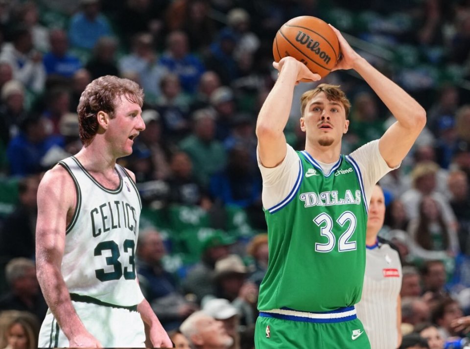 新秀赛季两次40+球员：伯德、弗拉格、爱德华兹与格里芬