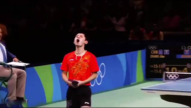 张继科带伤死守半区，里约赛场拼至最后一刻