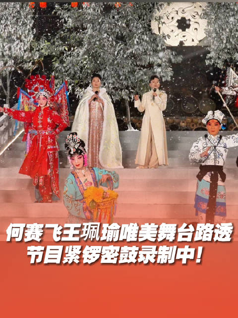 何赛飞王珮瑜舞台路透
