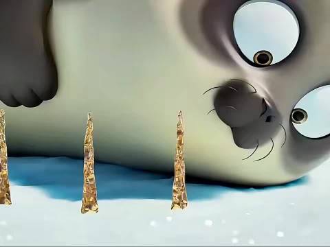 这海豹舌头太调皮啦！