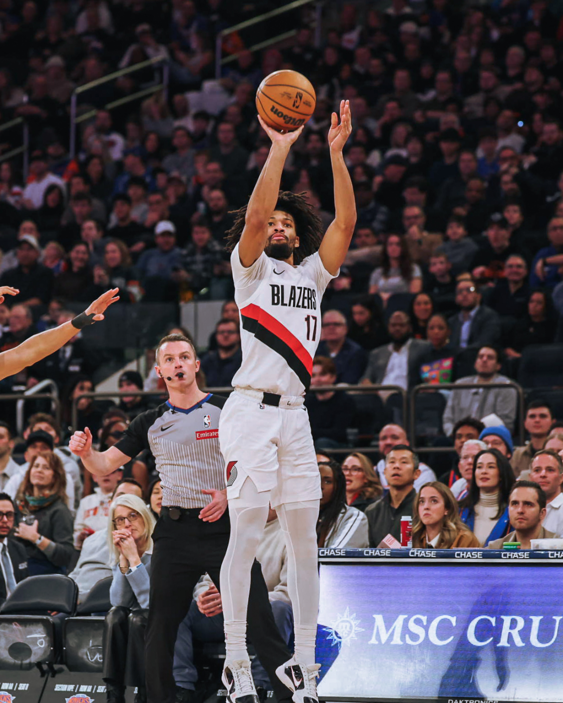 杨瀚森无得分开拓者不敌尼克斯4连败,布伦森26分唐斯14分20板