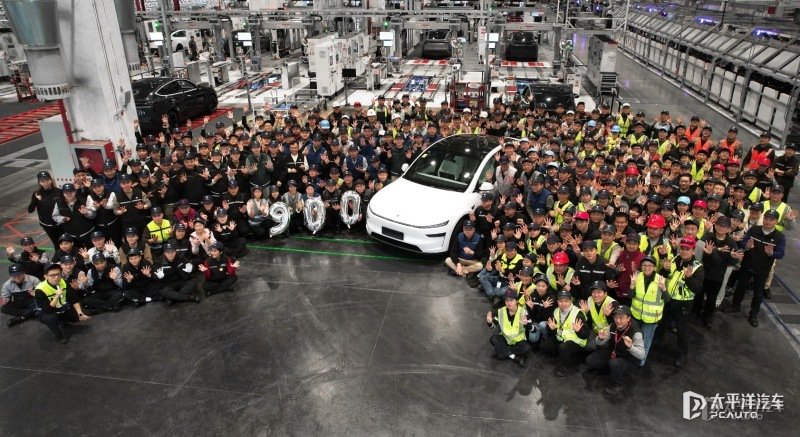 特斯拉全球第900万辆电动车下线 下线车型为Model Y