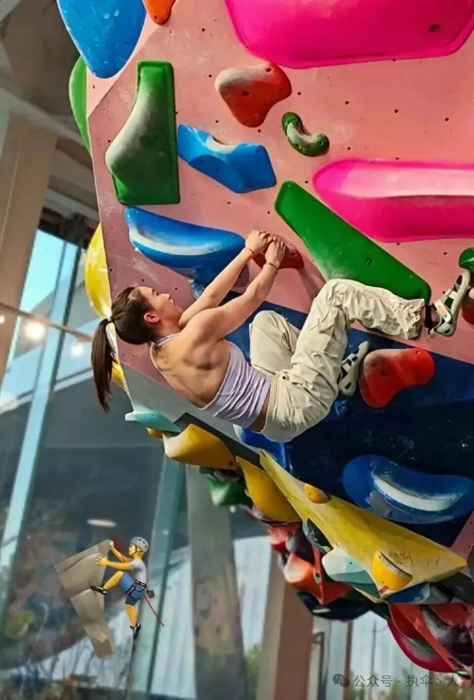 陈芋汐夺冠后假期攀岩晒肌肉照,16岁体重没涨反增肌,训练团队透露科学秘诀。