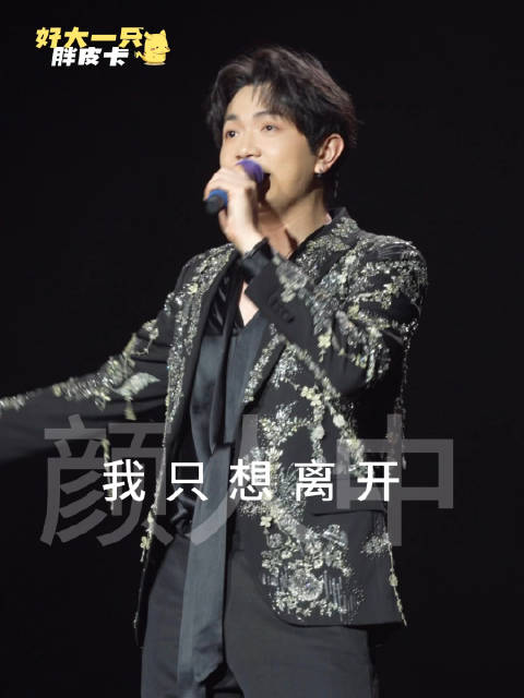 颜人中西安演唱会《我只想离开》大合唱