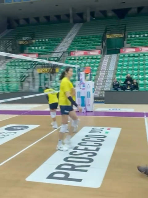 朱婷2026年2月1日代表科内利亚诺出战意甲女排联赛