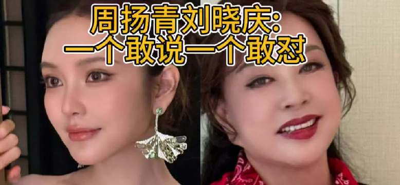 周扬青刘晓庆:一个敢说一个敢怼