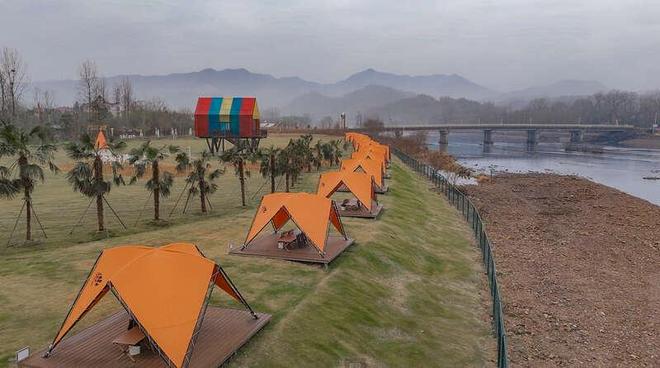 在西淠河畔，解锁南焦湾户外休闲慢生活|露营|度假|竹筏_订阅